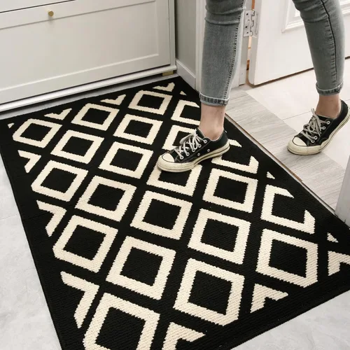 Miniatura 13 de GRANNY SAYS Tapete para puerta, de 32 x 20 pulgadas, tapete de bienvenida para exteriores, antideslizante, absorbe la suciedad para la entrada