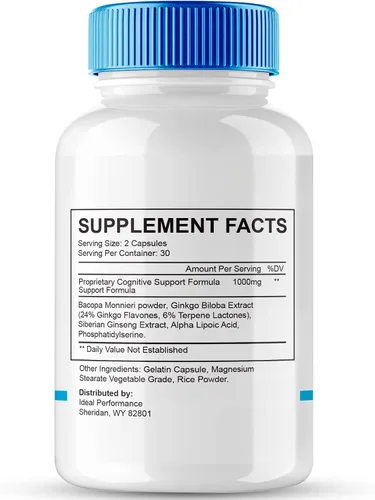 Miniatura 2 de Neuro Elite Capsules, pastillas oficiales de suplemento Neuro Elite para cerebro y memoria, píldoras nootrópicas avanzadas, apoyo para la salud