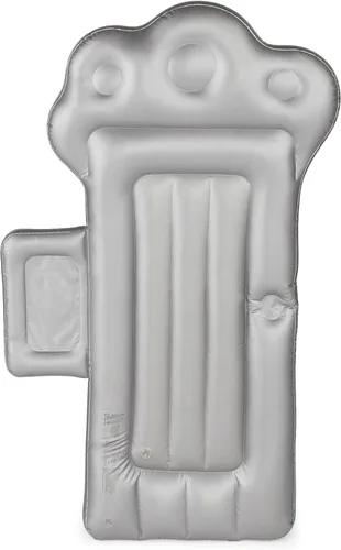 Miniatura 3 de Swimline Flotador inflable para piscina con cama, tumbona, esterilla divertida, taza de cerveza, amarillo