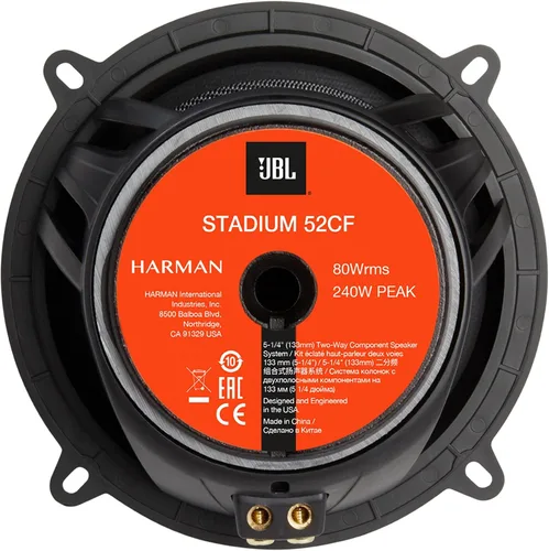 Miniatura 5 de JBL Sistema de altavoces de componentes de audio para automóvil de 5 1/4 "sin parrilla, negro