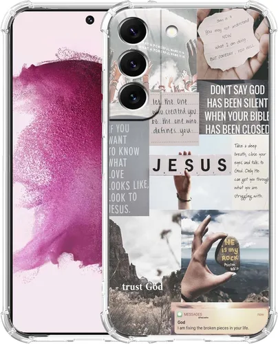 Miniatura 52 de Funda estética de collage para Samsung Galaxy S23 Ultra, patrón de citas positivas, funda de TPU suave de moda compatible con Galaxy S23 Ultra
