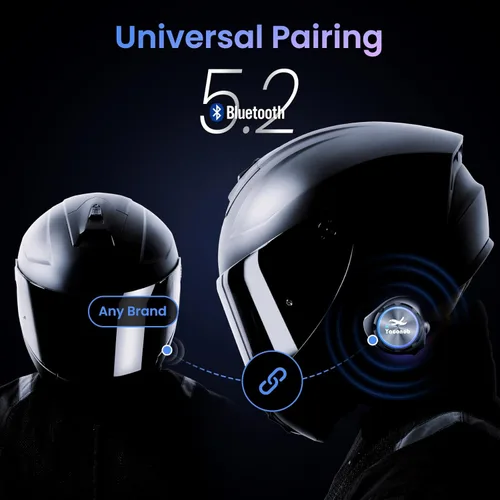 Miniatura 4 de Auriculares de intercomunicador Bluetooth para casco Y3 (más adecuados para parejas), teléfono de respuesta automática, música, intercomunicador