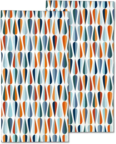 Miniatura 8 de Juego de 2 toallas de mano salvia, hojas de eucalipto, toallas de cocina con punta de dedos, 28 x 14 pulgadas, paño suave para baño, gimnasio
