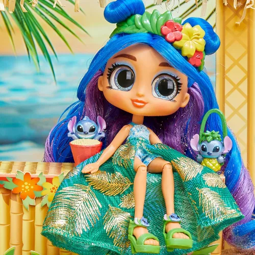 Miniatura 5 de Disney Doorables ADOORBS - Muñeca Superfan de Stitch de Lujo, 2 Figuras Exclusivas, Estreno de Película, Desempaqueta 10 Mini Accesorios
