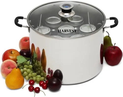 Miniatura 5 de Raíces & Branches Harvest - Olla de cocina para frascos, multiusos, de acero inoxidable, con indicador de temperatura, capacidad para 7 frascos