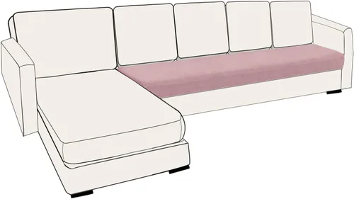 Miniatura 43 de UNBBRRL Fundas de cojín de asiento para sofá, elásticas, funda de cojín individual para sofá, fundas de cojín para sofá, fundas de héroe protegen