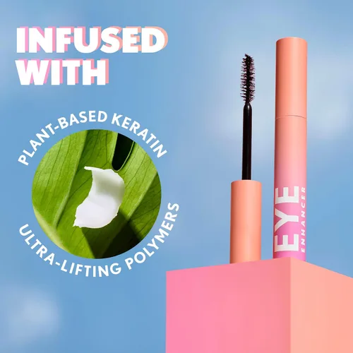Miniatura 3 de CoverGirl Potenciador de ojos, marrón baya, rímel 3D, cepillo de fibra curvada, cera de elevación a base de plantas, para todo tipo de pestañas, uso