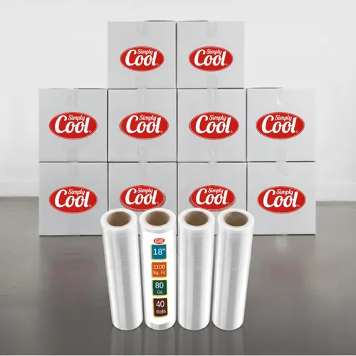 Miniatura 15 de Stretch Wrap - Rollos de plástico transparente para palé de plástico, resistente, 18 x 11 pulgadas, calibre 80 (grosor de 20 micras), autoadhesivo