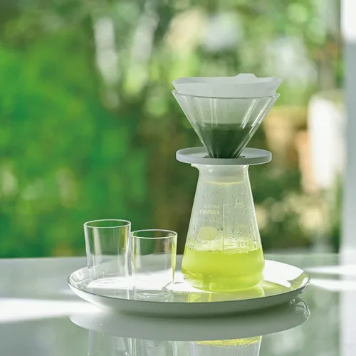 Miniatura 4 de HARIO Ramo de té CDB-02-W, 1-4 tazas, blanco, fabricado en Japón