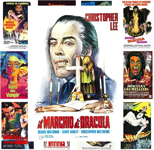 Miniatura 17 de Mini-carteles de película (13 carteles de 8 x 11 pulgadas) Zombies Horror Vintage Pósters de películas cubiertas de película de explotación retro