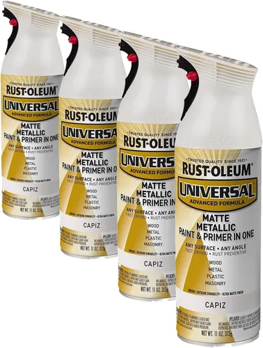 Miniatura 164 de Rust-Oleum 245197 Pintura en aerosol universal para todas las superficies, 12 onzas, negro satinado