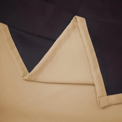Miniatura 6 de Cortinas opacas para dormitorio con línea negra, 100 % opacas, con aislamiento térmico, cortinas largas para sala de estar, tratamiento de ventanas
