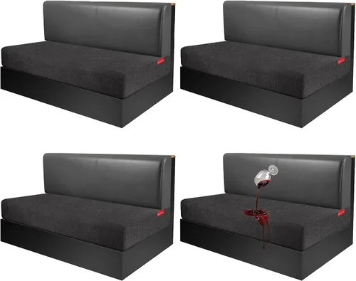 Miniatura 66 de Fundas de cojín impermeables para sofá, funda elástica lavable con diseño elástico antideslizante, protector de muebles para mascotas y niños