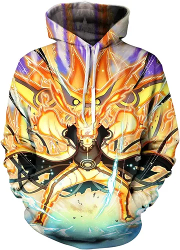 Wankele Anime Men'S Hoodie 3d Printed Cartoon Hoodies Game Cosplay Sweatshirt Unisex Sports Tops