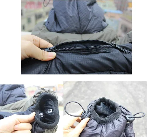 Miniatura 2 de DSLR - Abrigo hinchado para cámaras, a prueba de frío o nieve o chaqueta a prueba de sonido para cámaras DSLR con lente de 0.945-2.756 in