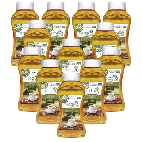 Miniatura 12 de Nectevia New England Maple - Néctar de agave con infusión de stevia, paquete de 2