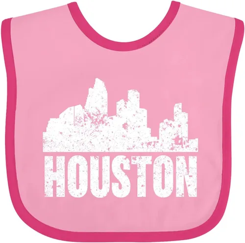 Miniatura 5 de inktastic Houston Skyline Grunge Baby Bib