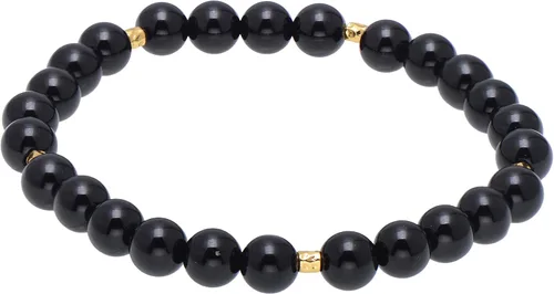 Paialco Pulsera elástica de cuentas naturales o creadas de 0.236 in, pequeña para niñas y mujeres, 6.5 pulgadas