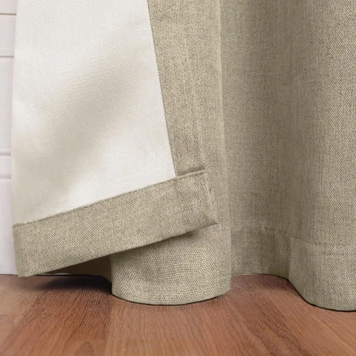 Miniatura 3 de Superior Linen Semi Blackout Curtains, Room Darkening, Bedroom, Drapes, Kitchen, Living Room Window Accents, Sun Blocking, Grommet Header, Classic