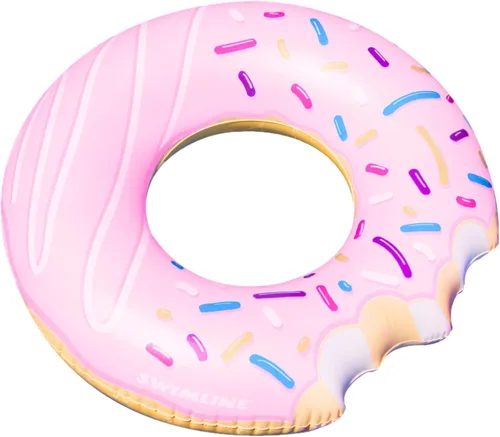 Miniatura 10 de Swimline Anillo de Piscina Azul XL Jumbo – Flotador de Descanso Inflable con Diseño Divertido para Adultos y Adolescentes – Anillo de Vinilo Anillo