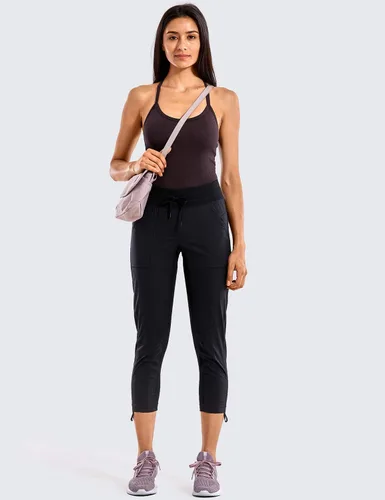 Miniatura 4 de CRZ YOGA - Camisetas deportivas para mujer, sin mangas, sin costuras, con espalda cruzada y brasier incorporado, camisetas para entrenamiento