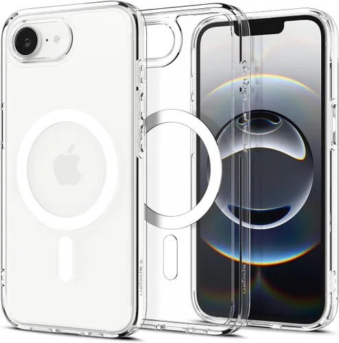 Miniatura 429 de Spigen Funda para iPhone 13 Mini, ultra híbrida MagFit [antiamarilleo] [compatible con Magsafe] - Transparente