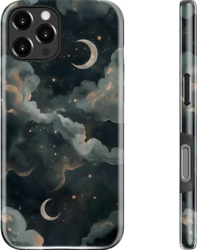 Miniatura 179 de Goodon para iPhone 17 Pro, Funda Estética de Gato Negro y Niña Naranja, Compatible con Magsafe, Funda Protectora Retro Única y Moderna de Silicona