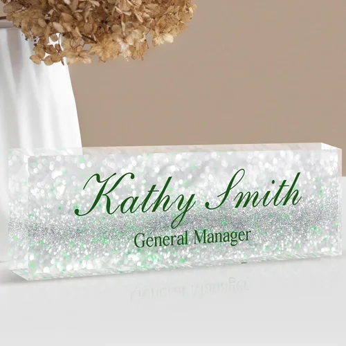 Miniatura 18 de Placa de nombre personalizada para escritorio Placa de nombre de escritorio personalizada Regalos personalizados de agradecimiento para jefe