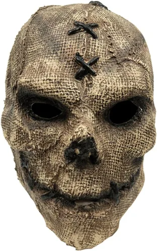 Miniatura 3 de brableewear Máscara de calavera de terror, arpillera, fantasma, esqueleto malvado, Halloween, novedad, máscara de mascarada