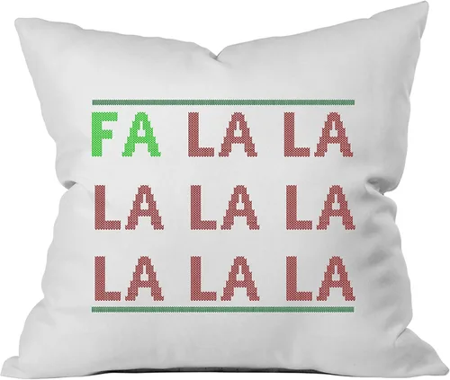 Miniatura 28 de Oh, Susannah Funda de almohada navideña de forro polar, multicolor (1 18 x 18 pulgadas)