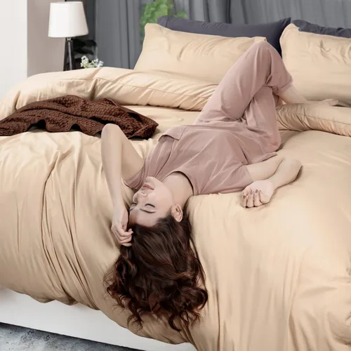 Miniatura 6 de Utopia Bedding Juego de funda de edredón tamaño individual - 2 piezas con cierre de cremallera - 1 funda de edredón 68X90 pulgadas y 1 funda de Beige