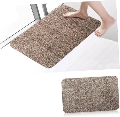 Miniatura 4 de Toddmomy Tapete antideslizante para puerta de entrada interior y exterior, tapete de cachemira para exteriores, no interior, entrada, absorbente