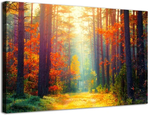 Miniatura 8 de Arte de pared de montaña al atardecer para sala de estar, imagen de montaña Blue Ridge de la naturaleza, impresiones en lienzo del paisaje del Gran