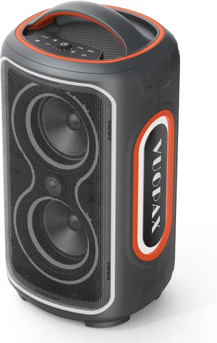Altavoz Bluetooth portátil, pico de 240 W, potente sonido fuerte, altavoz inalámbrico para fiestas con graves profundos, tiempo de reproducción de