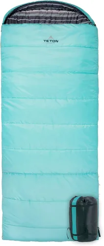Bolsas de dormir TETON Celsius Regular, 25F, 20F, 0F grados, bolsa para todo clima para adultos y niños, camping fácil y cálido, bolsa de viaje