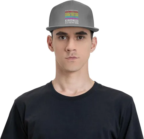 Miniatura 16 de Pride Flag in This House We Believe Science is Real Black Lives Matter Baseball Hats for Men Dad Hat,Black
