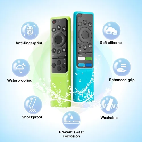 Miniatura 2 de Funda para mando a distancia de Samsung Smart TV, de silicona BN59-01385A (Paquete de 2)