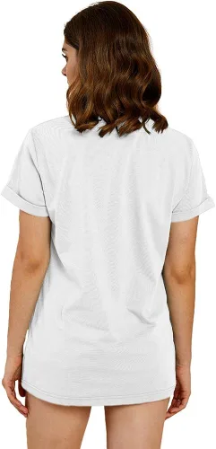 Miniatura 4 de Cicy Bell Camisetas de verano con estampado de corazón para mujer, estilo casual, manga corta, cuello redondo