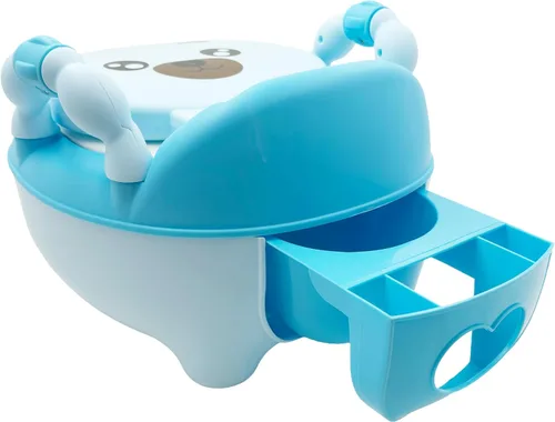 Miniatura 5 de Asiento Httmt de entrenamiento para baño, adorable diseño de oso, verde, ET-BABY003-GREEN, para niño pequeño