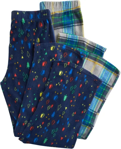 Miniatura 6 de Eddie Bauer Conjunto de pijama para niño - Acogedor conjunto de ropa de dormir de invierno de forro polar - Camisa de manga larga de 4 piezas