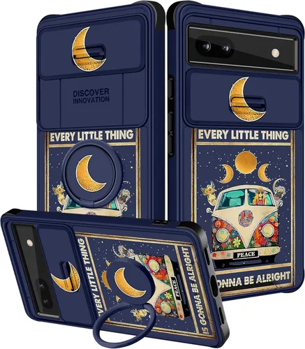 Miniatura 33 de Funermei Funda 2 en 1 para Google Pixel 7 Pro para mujeres, funda de teléfono de girasol lindo para niñas, diseño de flores florales femeninas