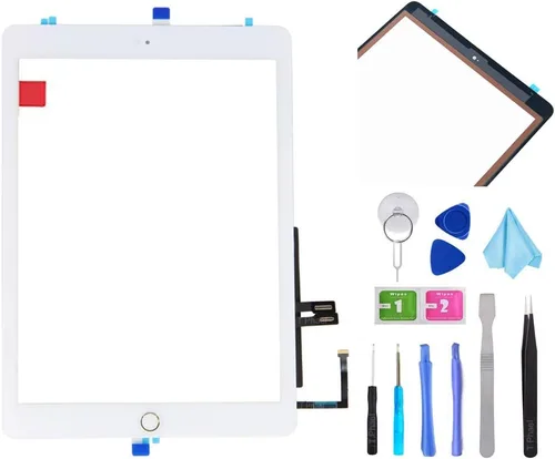 Kit de reparación de digitalizador blanco para iPad de 9.7 pulgadas 2018 iPad 6 6ª generación A1893 A1954 reemplazo de digitalizador de pantalla