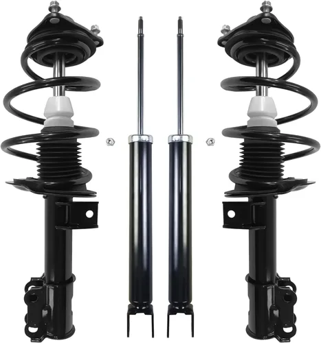 Miniatura 63 de Detroit Axle - Puntales y Amortiguadores para Chevy Traverse Buick Enclave GMC Acadia Saturn Outlook 2007-2012, 2 puntales delanteros con resorte