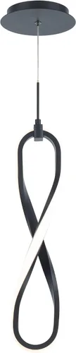 Miniatura 3 de WAC Lighting dweLED, mini colgante LED Marise 4in 3000K en negro