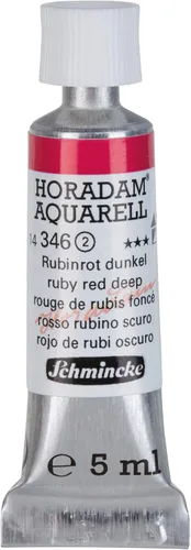 Miniatura 25 de Schmincke - HORADAM® AQUARELL - acuarelas de los mejores artistas, carmín permanente - 0.5 fl oz 353 carmín permanente