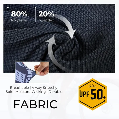 Miniatura 5 de sponeed Pantalones cortos de ciclismo para hombre, pantalones acolchados para ciclismo, ropa de ciclismo