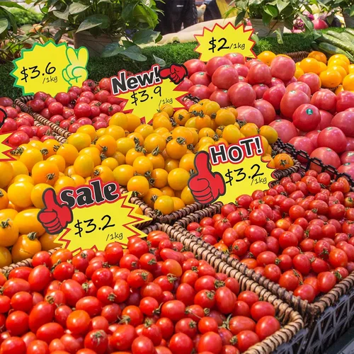 Miniatura 6 de Cartel Starburst para tienda minorista pequeño 500 piezas amarillo