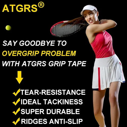 Miniatura 3 de Tennis Grip Tacky - Cinta de agarre para raqueta de tenis, agarre antideslizante absorbente para raqueta de tenis, bádminton, pickleball, agarre
