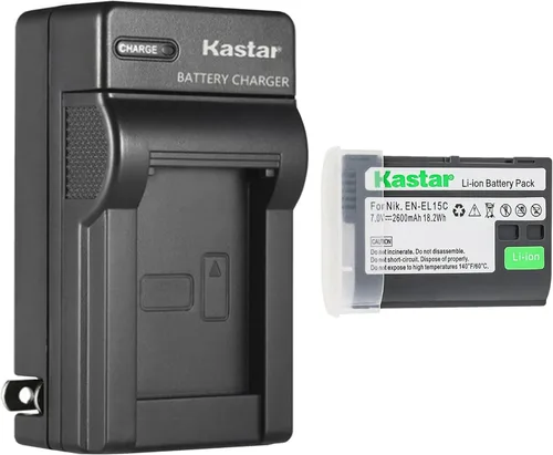 Miniatura 8 de Kastar Reemplazo del cargador de batería de pared de CA para batería Nikon EN-EL15 EN-EL15a EN-EL15b EN-EL15c EN-EL15e, MH-25 MH-25a MH-25b, MB-D11