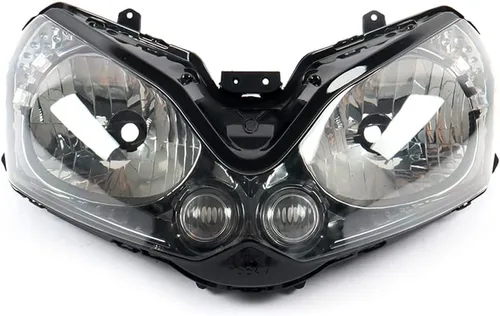 Miniatura 21 de Conjunto de faros delanteros de motocicleta compatible con Honda CBR1000RR 2004 2005 2006 2007 motocicleta plástico faro delantero faro delantero